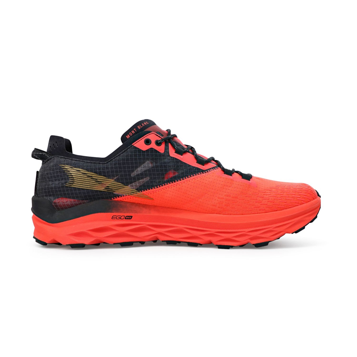 Altra Mont Blanc Men's Trail Running Shoes Coral / Black | South Africa-36195849